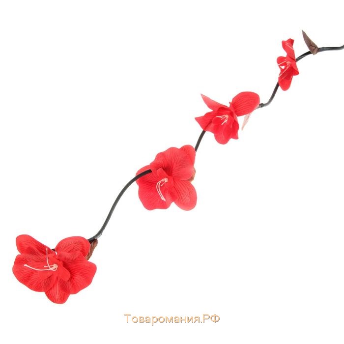 Декор ветка тинги "Орхидея" 150 см (цена за 1шт, фасовка 3шт), микс