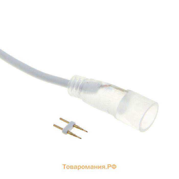 Гибкий неон Lighting 16 мм круглый, IP65, 50 м, SMD2835, 120 LED/м, 220 В, свечение красное