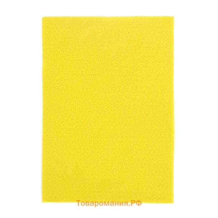 Фетр мягкий "Желтый" 1 мм (набор 10 листов) формат А4