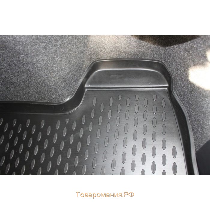 Коврик в багажник для Volkswagen Polo 2010-2020, седан, полиуретан