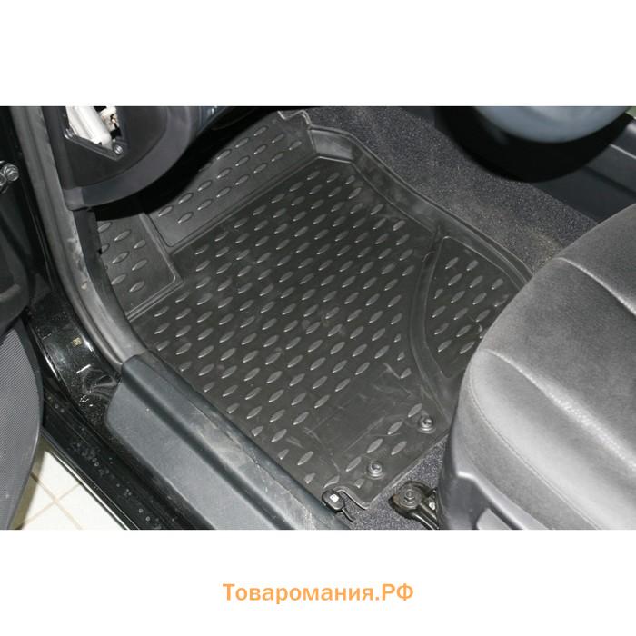 Коврики 3D в салон HYUNDAI Elantra, 2007-2016, 4 шт. (полиуретан)