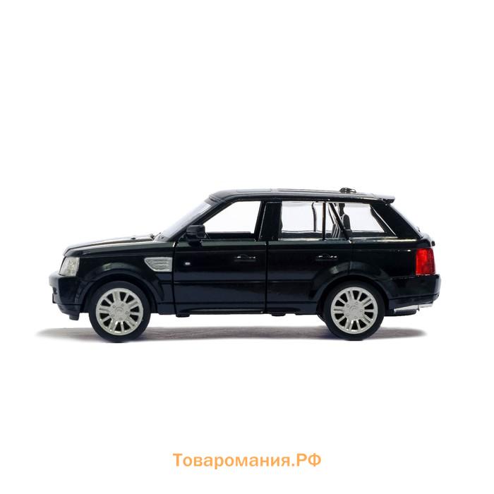 Машина металлическая LAND ROVER RANGE ROVER SPORT,1:32, открываются двери, инерция, цвет серый