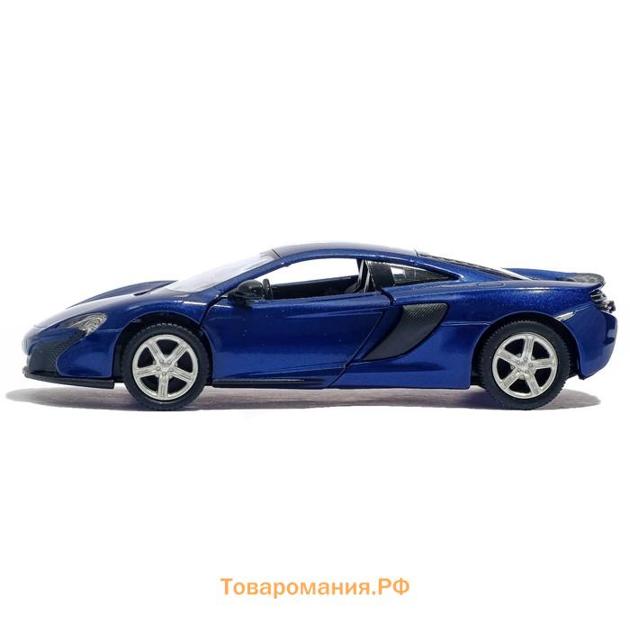 Машина металлическая MCLAREN 650S, 1:32, открываются двери, инерция, цвет оранжевый