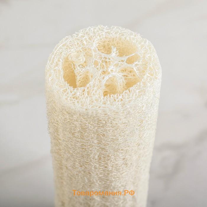 Мочалка для тела натуральная , 18×6 см