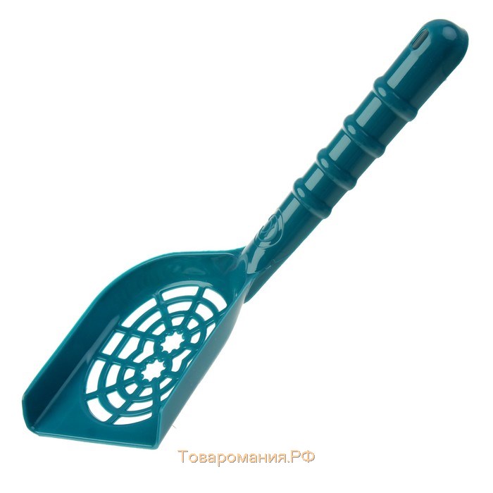 Совок изогнутый для кошачьего туалета, 28,5 х 11 х 1,6 см, микс цветов