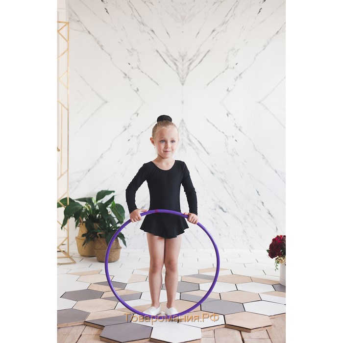 Обруч для художественной гимнастики Grace Dance, профессиональный, d=80 см, цвет фиолетовый