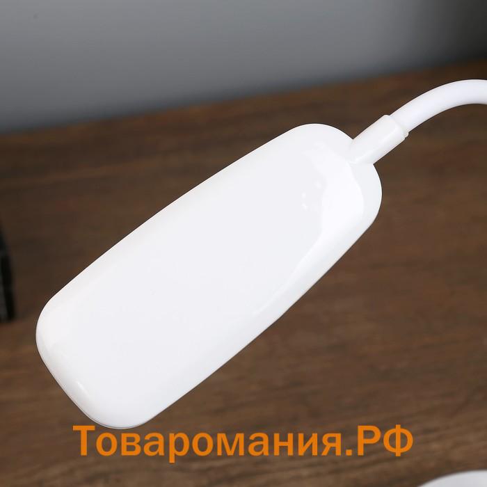 Лампа настольная "Воркер" LED 3Вт белый 10х15х37 см RISALUX