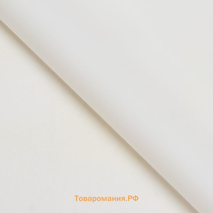 Пленка для цветов «Бронзовая полоса», белый, 57×57 см ±5% см