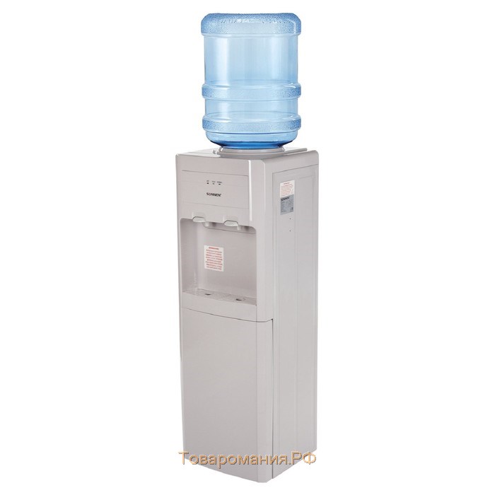 Кулер для воды SONNEN FSE-02, нагрев и охлаждение, 420/75 Вт, бежевый