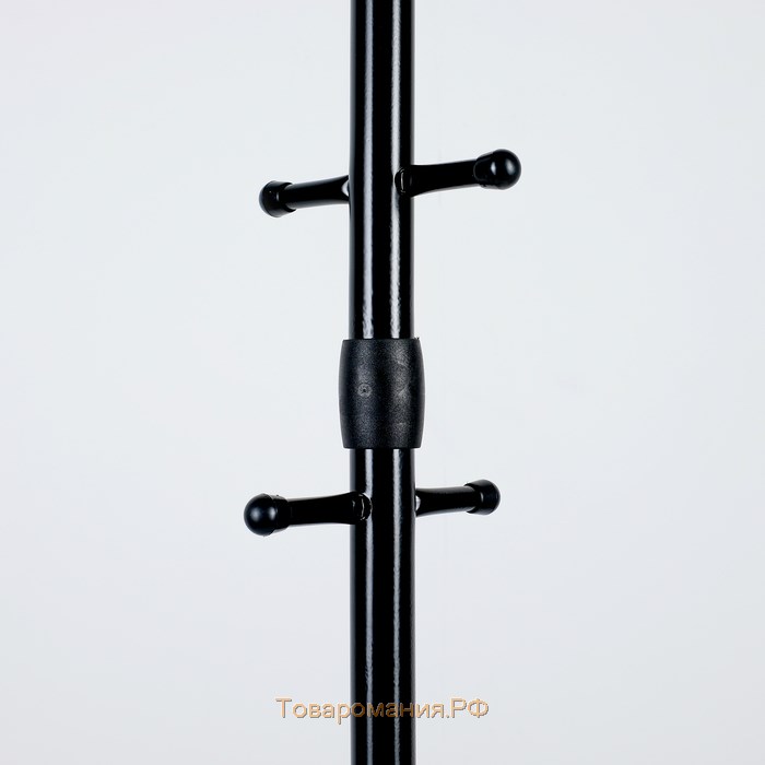 Вешалка напольная (НВК/B), 60×60×180 см, цвет чёрный