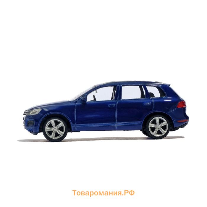 Машина металлическая VOLKSWAGEN TOUAREG, 1:43, цвет синий