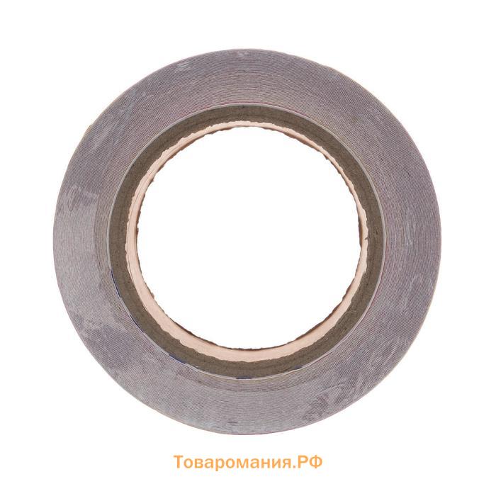 Светоотражающая лента, самоклеящаяся, красно-желтая, 5 см × 15 м