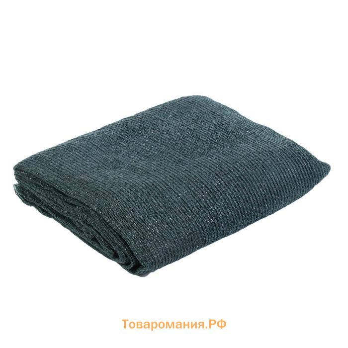Сетка затеняющая, 5×3 м, плотность 55 г/м², зелёная, в наборе 15 клипс
