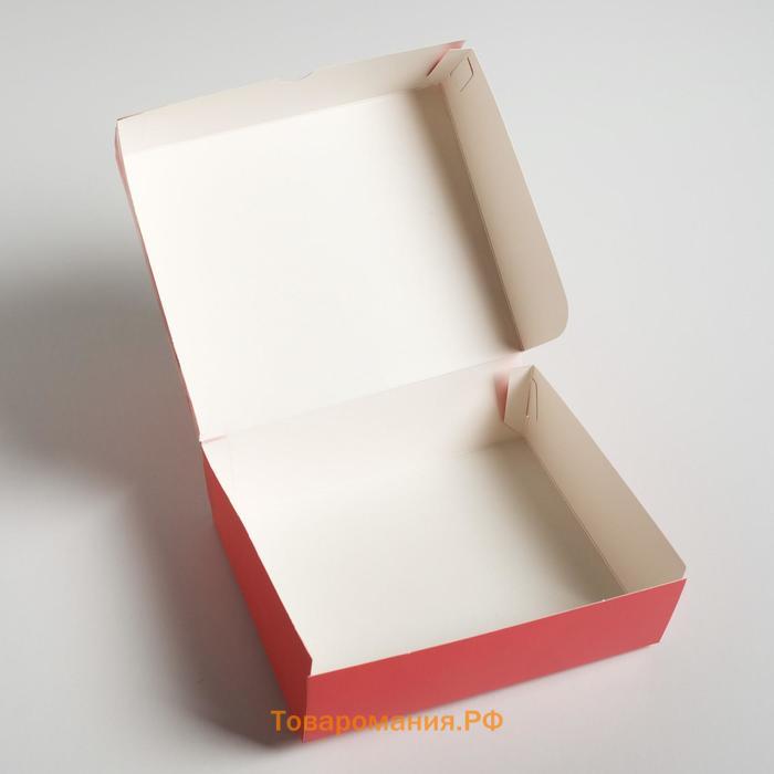 Коробка кондитерская, упаковка, «8 марта», 17 х 20 х 6 см