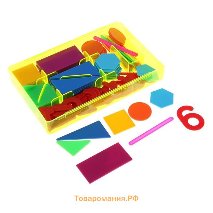 Касса счётных материалов «Учись считать», 132 штуки, МИКС