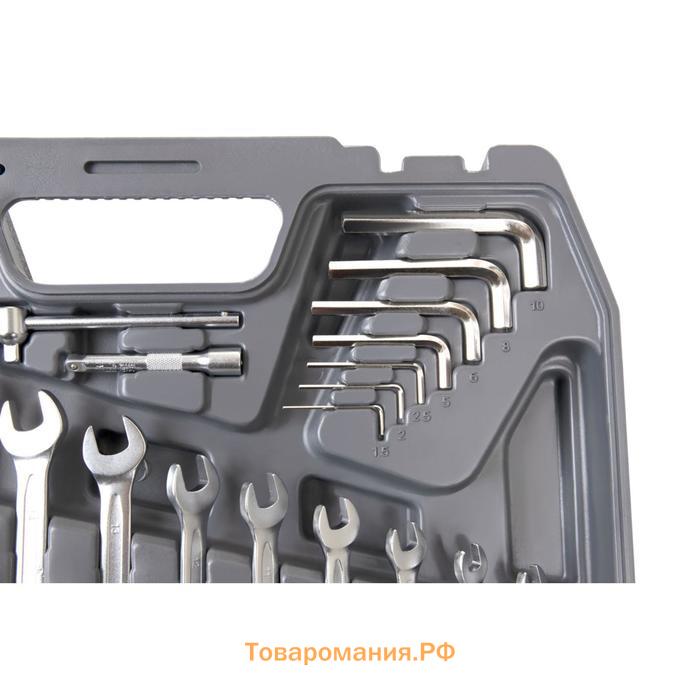 Набор инструмента KRAFT KT700304, 1/2", 1/4", 77 предметов