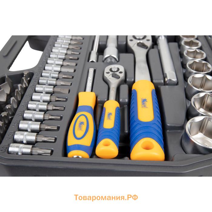 Набор инструмента KRAFT KT700305, 1/2", 1/4", 82 предмета