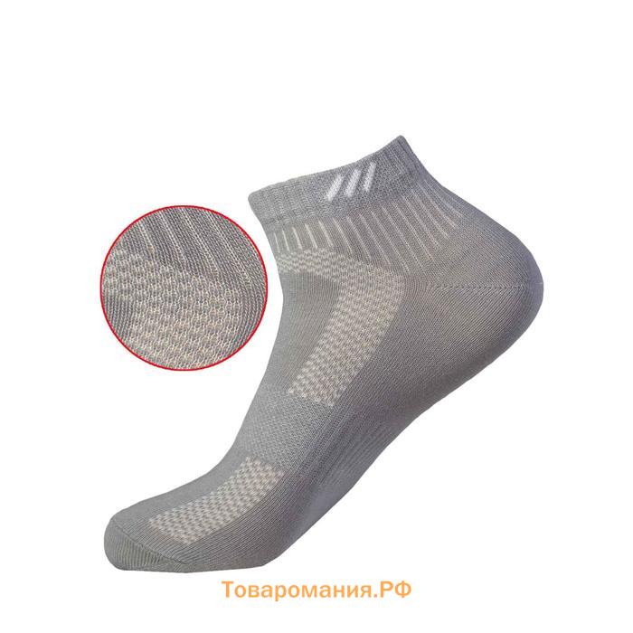 Набор мужских носков, размер размер 27, 6 пар, цвет серый