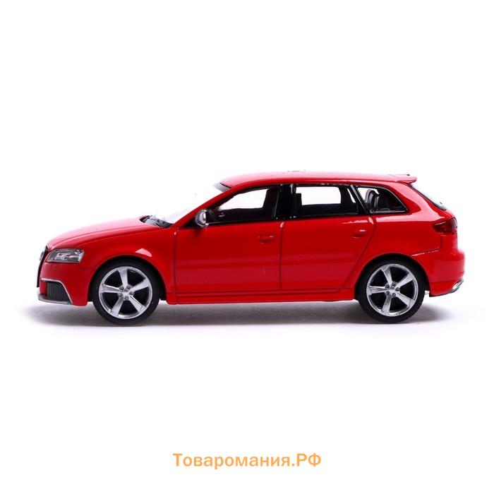 Машина металлическая AUDI RS3 SPORTBACK, 1:43, цвет красный