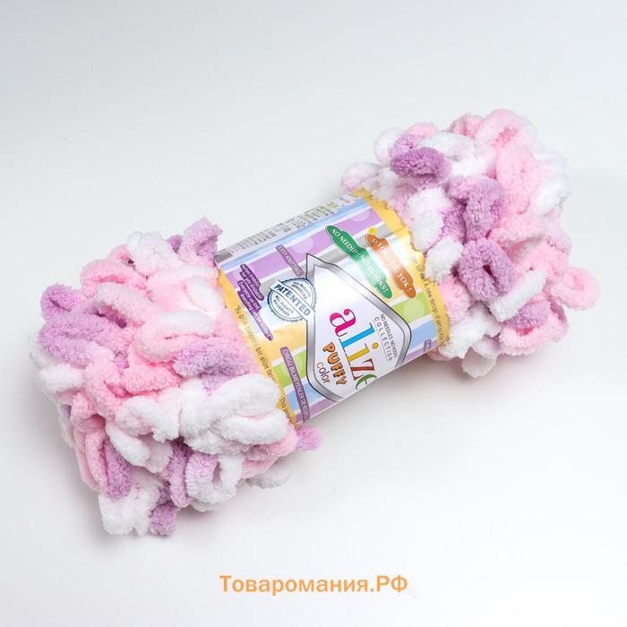 Пряжа "Puffy color" 100 % микрополиэстер 9м/100г  (6051)