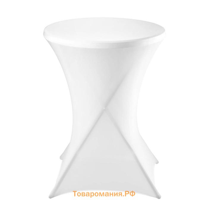 Чехол на стол, белый, размер 80×110 см