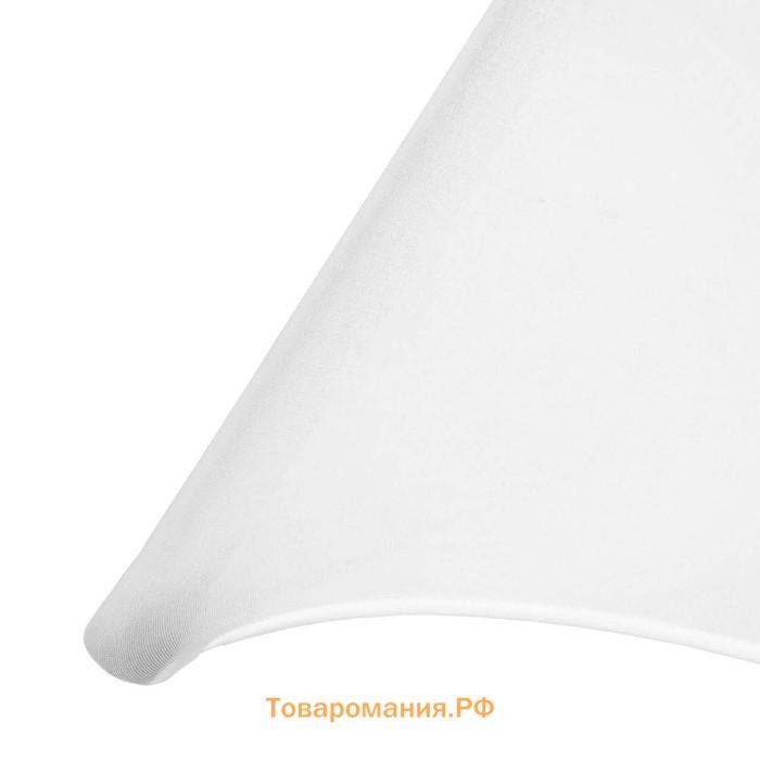 Чехол на стол, белый, размер 80×110 см