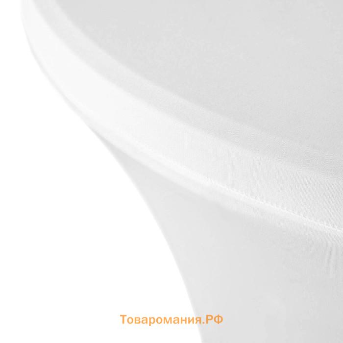 Чехол на стол, белый, размер 80×110 см