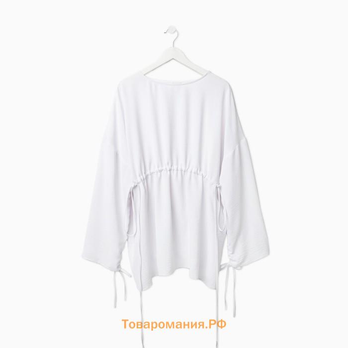 Костюм женский (туника, брюки) MINAKU: Casual Collection цвет белый, размер 50