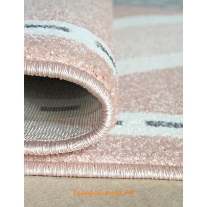 Ковёр прямоугольный Merinos Sofit, размер 120x180 см, цвет light pink