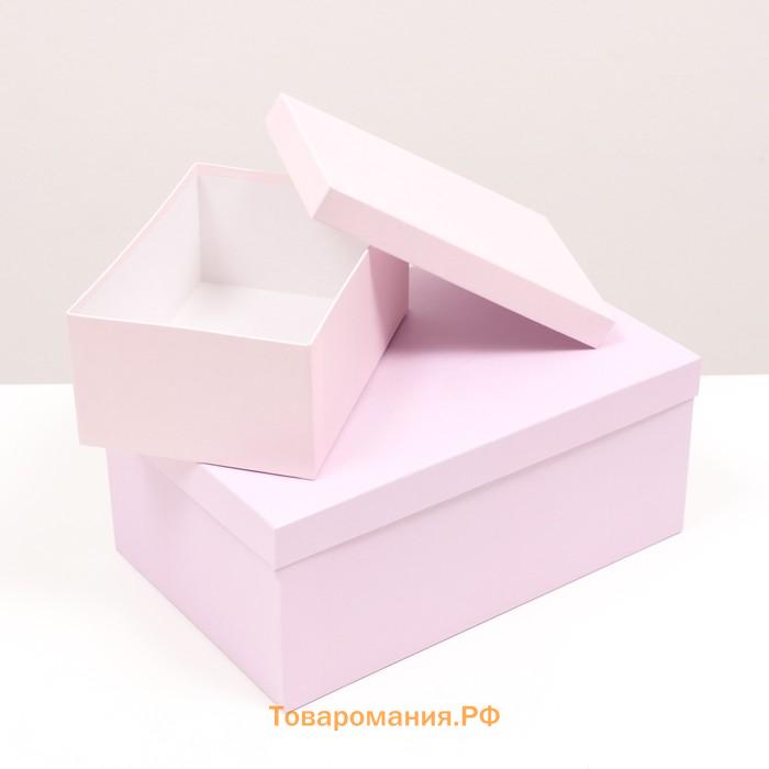 Набор коробок 10 в 1 "Лаванда" 30,5 х 20 х 13 - 12 х 6,5 х 4 см