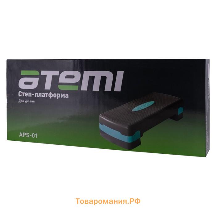 Степ-платформа Atemi APS01, размер 68х28х20 см, 2 уровня