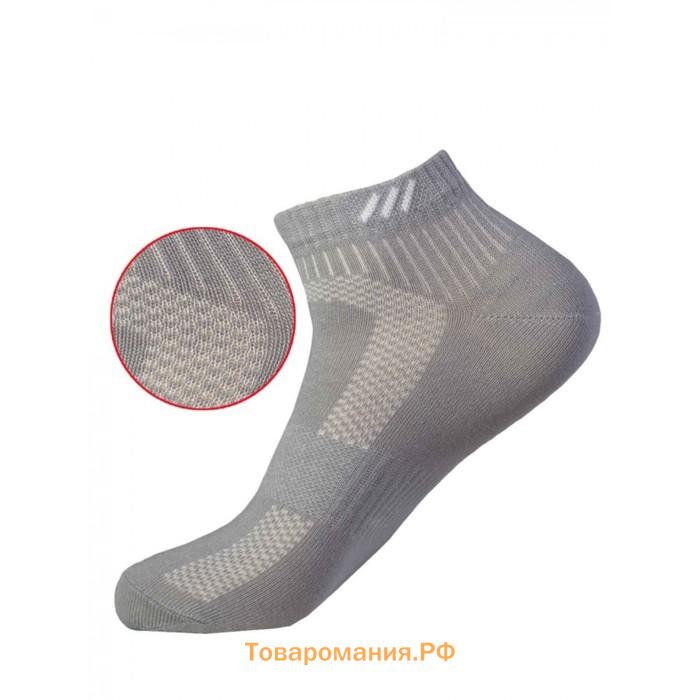 Набор мужских носков, размер 29, цвет серый - 6 пар