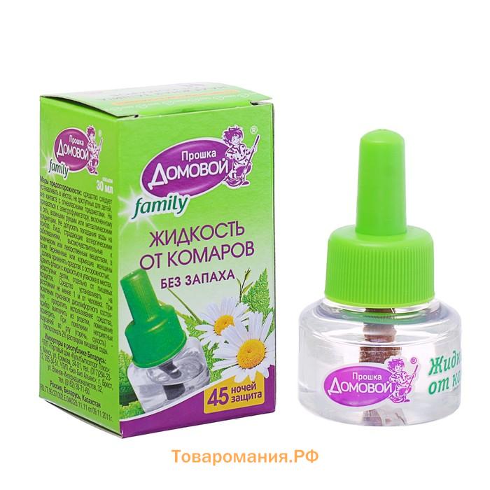 Дополнительный флакон-жидкость от комаров "Домовой Прошка", био, 45 ночей, флакон, 30 мл