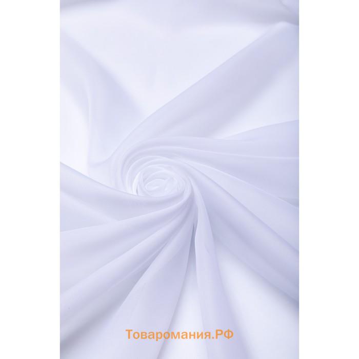 Тюль Decofest «Верона», размер 200х270 см, вуаль, цвет белый