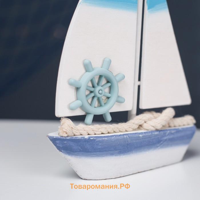 Сувенирная модель корабля «Парусник», фигурка дерево, 17×11×3 см