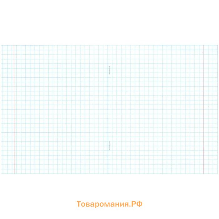 Тетрадь 12 листов в крупную клетку Бумажная фабрика "Зелёная обложка", 60 г/м2, блок офсет, белизна 100%