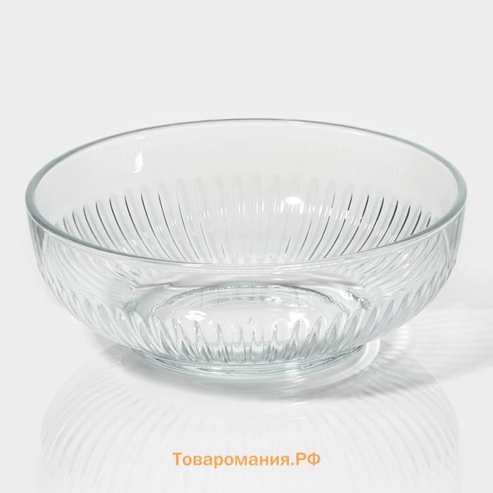 Салатники Lav «Токио», d=17 см, набор 2 шт., стекло, прозрачные