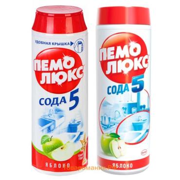 Чистящее средство "Пемолюкс - Яблоко", порошок, универсальный, 480 г