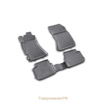 Коврики в салон SUBARU Forester 2.5 XT, 2008-2013, 4 шт. (полиуретан)