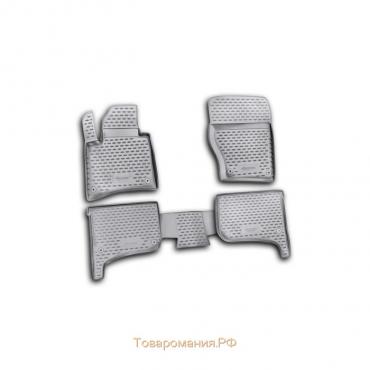 Коврики в салон VW Touareg 2010-2016, 4 шт. (полиуретан)