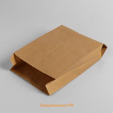 Пакет бумажный фасовочный, крафт, V - образное дно 30×17×7 см
