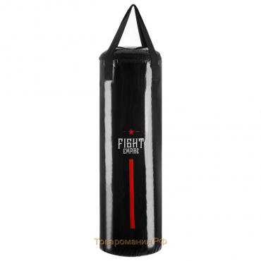 Боксёрский мешок FIGHT EMPIRE, вес 30 кг, на ленте ременной, цвет чёрный