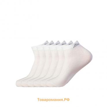 Набор носков мужских, размер размер 25, 6 пар, цвет белый