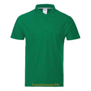 Рубашка мужская, размер 44, цвет зелёный